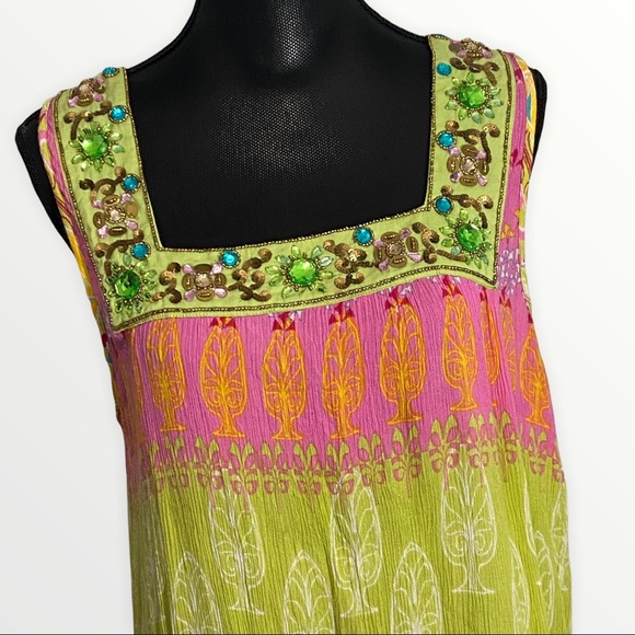 BILA Sleeveless Dress Medium Square Neckline - Picture 2 of 6